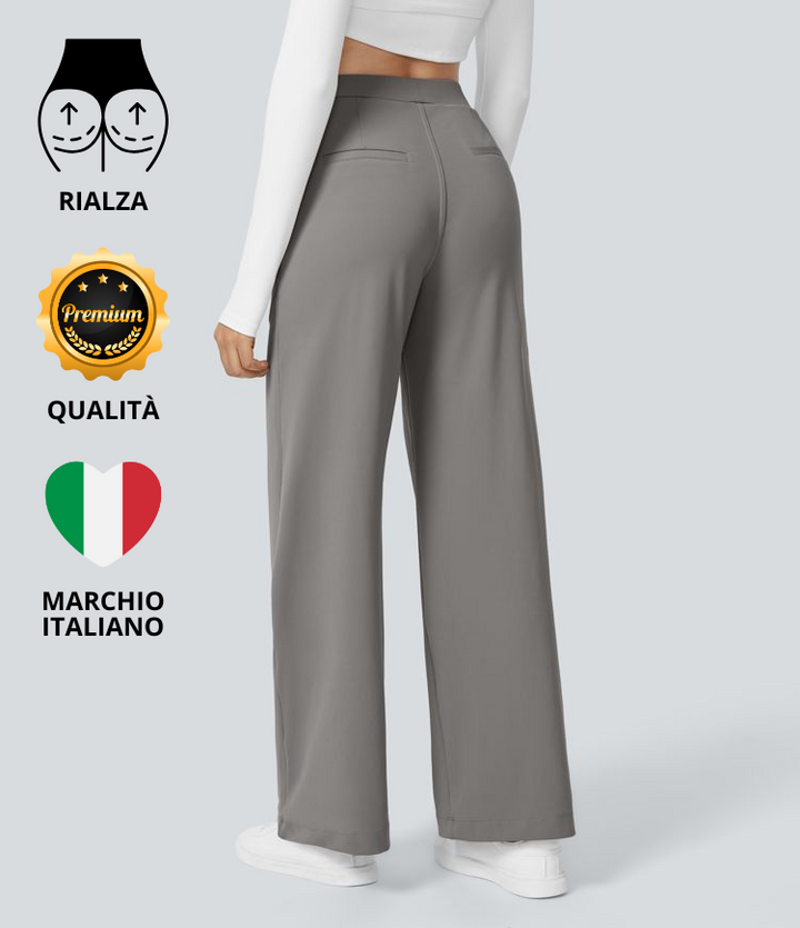 Allegra Smooth Casual Pants - Elena Harper