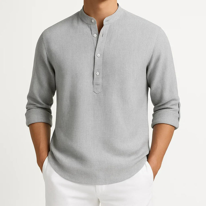 GUNTER – MODERN MANDARIN COLLAR SHIRT