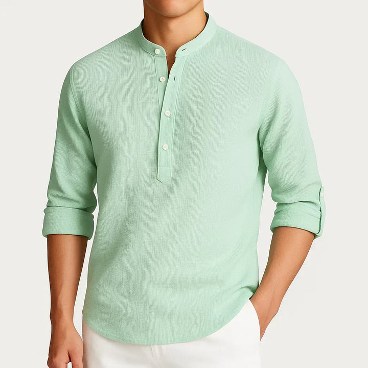 GUNTER – MODERN MANDARIN COLLAR SHIRT
