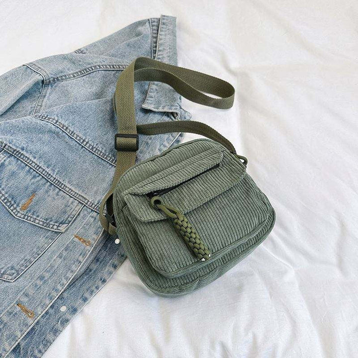 Geanna Compact Ribbed Shoulder Bag - Elena Harper