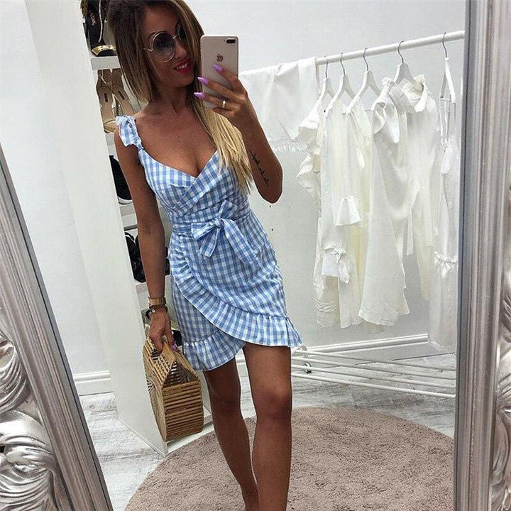 Rica - Small Checked Dress