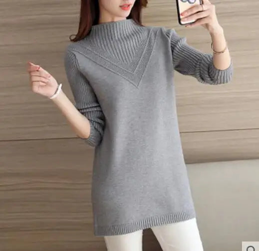 Miriana Comfortable Knit Sweater, view 2 - Elena Harper