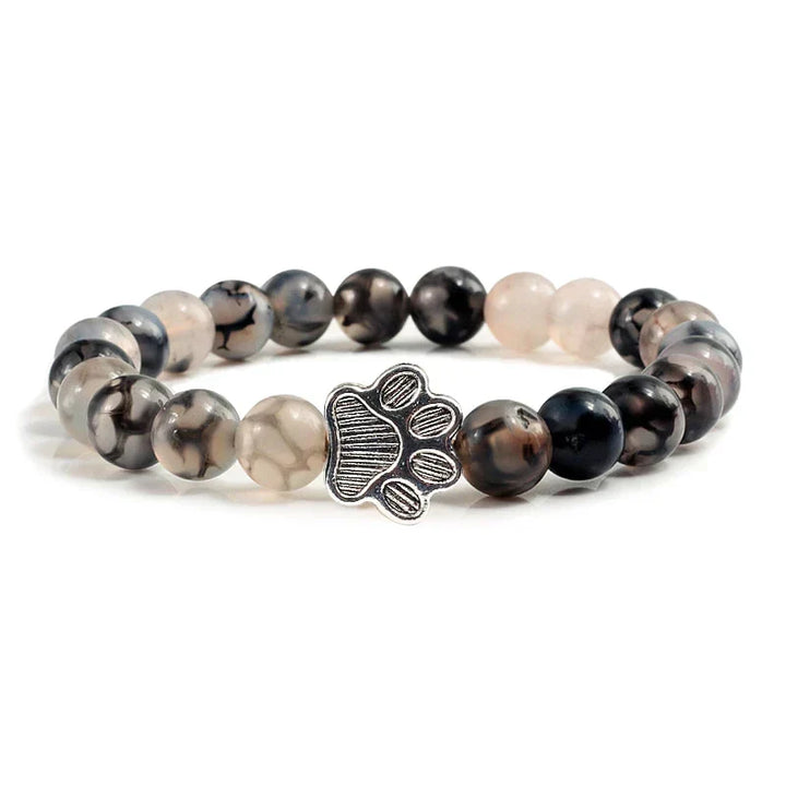 Bracelet with beaded paws - Elena Harper