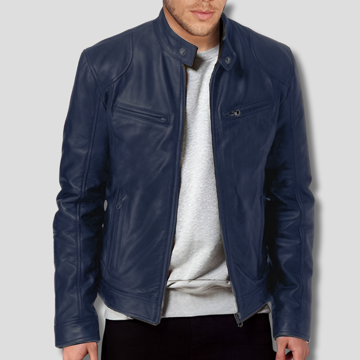 Rugged Elegance Jacket for Men, view 5 - Elena Harper