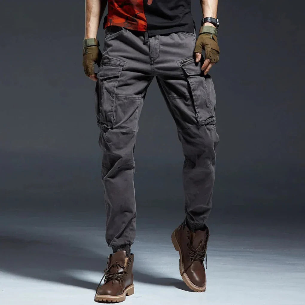 Men’s Multiple Pockets Cargo Pants, view 4 - Elena Harper