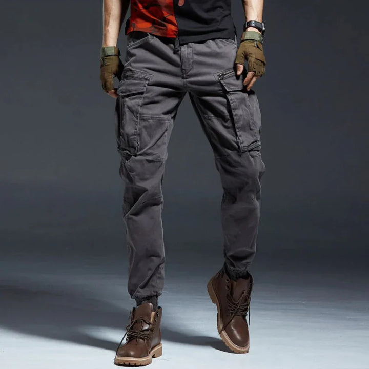 Men’s Multiple Pockets Cargo Pants, view 4 - Elena Harper