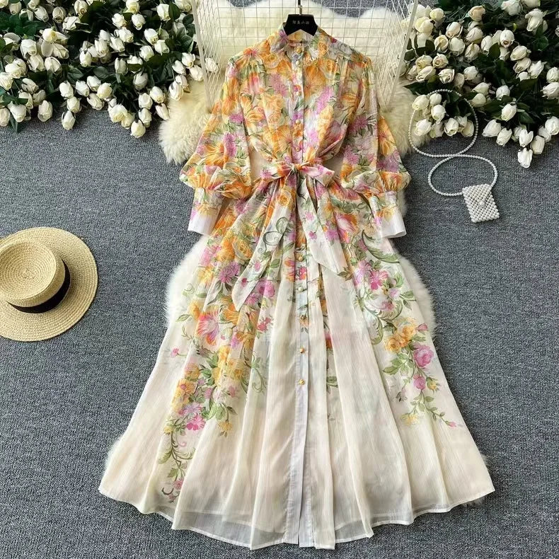Lucy Boho Floral Summer Dress - Elena Harper