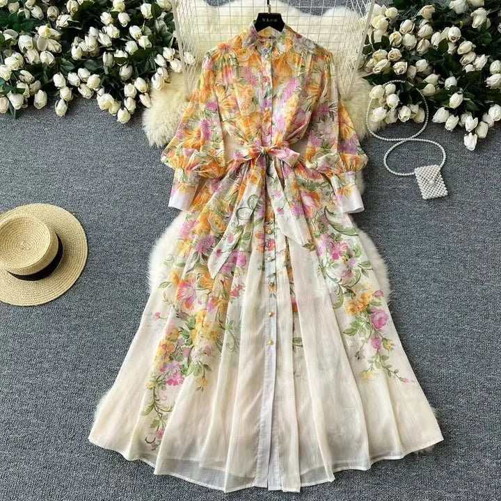 Lucy Boho Floral Summer Dress - Elena Harper