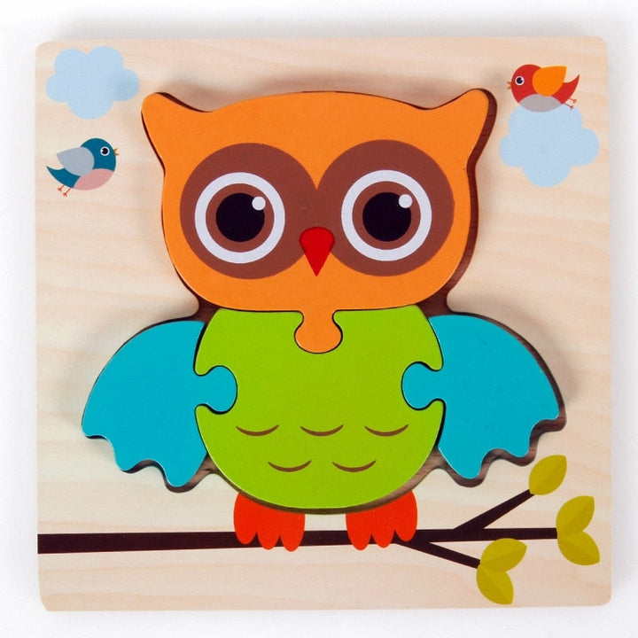 Wooden Montessori Puzzle – ColourJoy (Buy 1 Get 1 Free)
