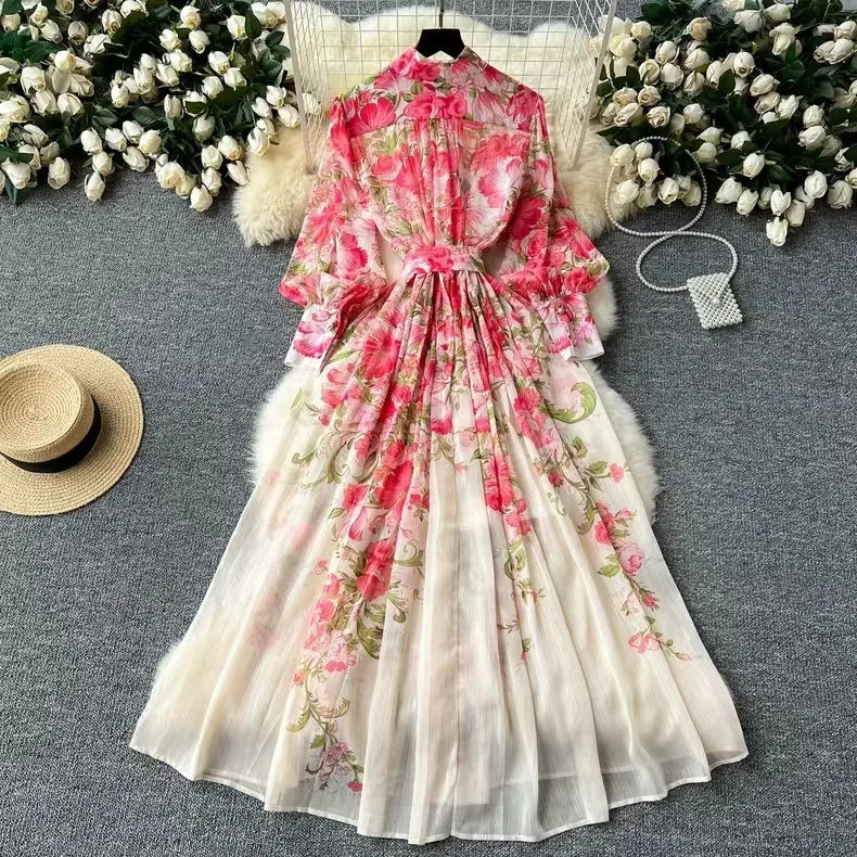 Lucy Boho Floral Summer Dress - Elena Harper