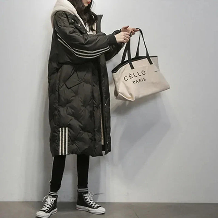 Women's Elegant Hooded Winter Puffer Jacket