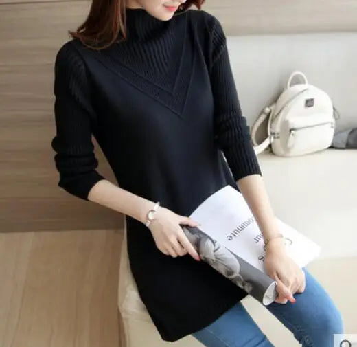 Miriana Comfortable Knit Sweater, view 3 - Elena Harper