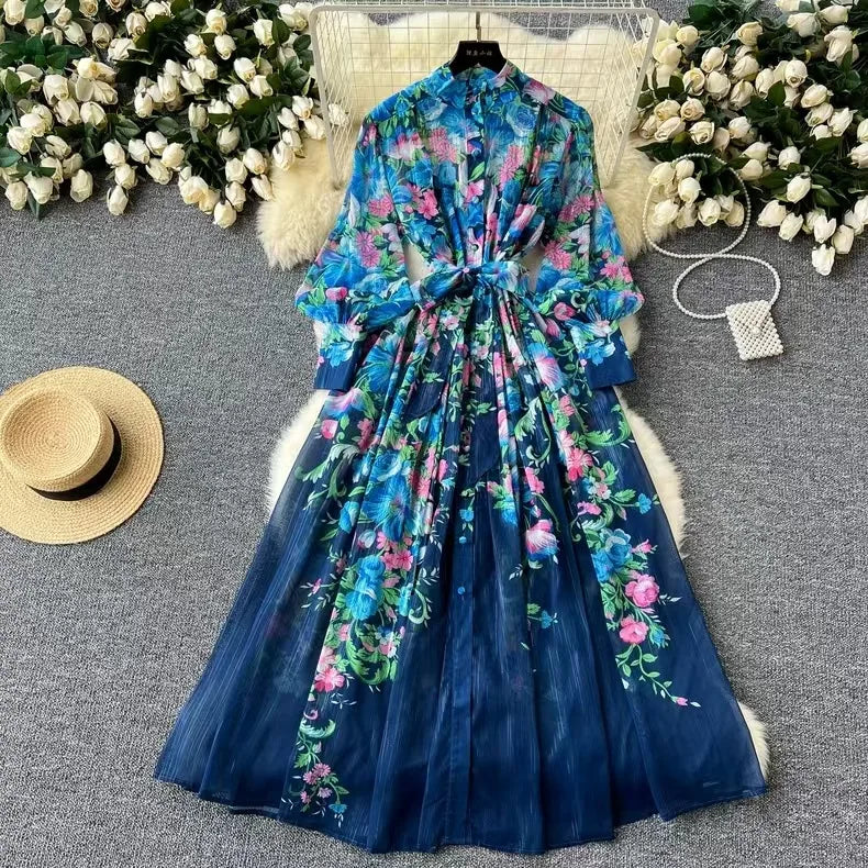 Lucy Boho Floral Summer Dress - Elena Harper