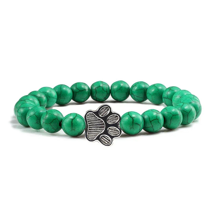 Bracelet with beaded paws