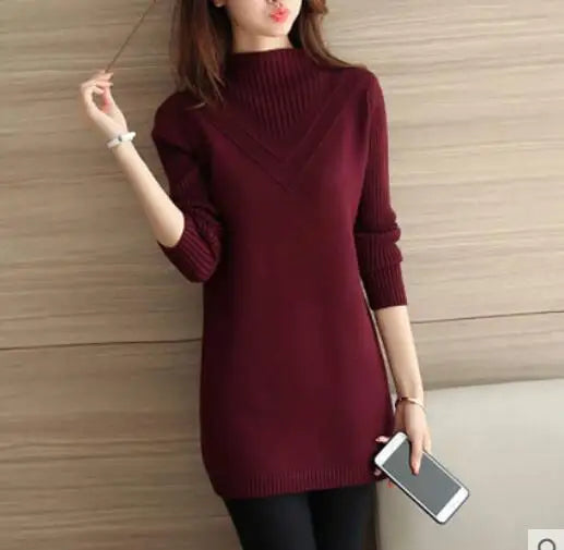 Miriana Comfortable Knit Sweater, view 5 - Elena Harper