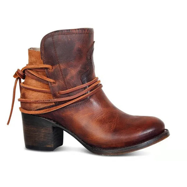 Vintage Leather Western Boots