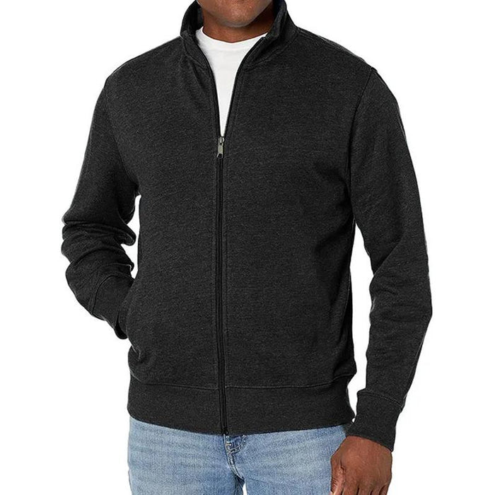 Men's Zip-Up Tracksuit with High Legs
