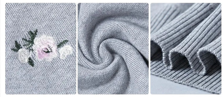 Jacaranda Cozy Knit Sweater, view 5 - Elena Harper