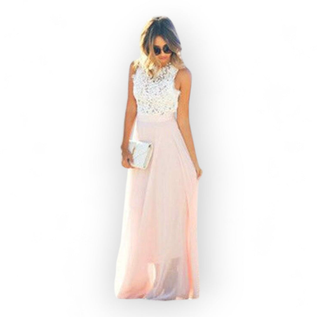 Vezza Stylish Summer Dress Made of Lace - Elena Harper