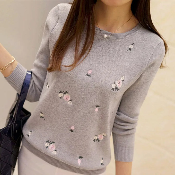 Jacaranda Cozy Knit Sweater - Elena Harper