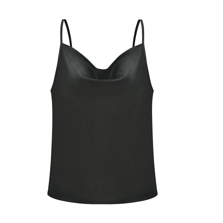 Analia Elegant Satin Blouse, view 6 - Elena Harper