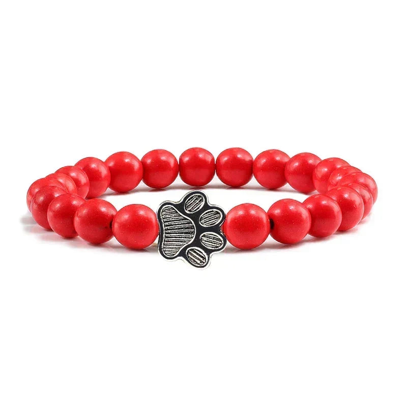 Bracelet with beaded paws - Elena Harper