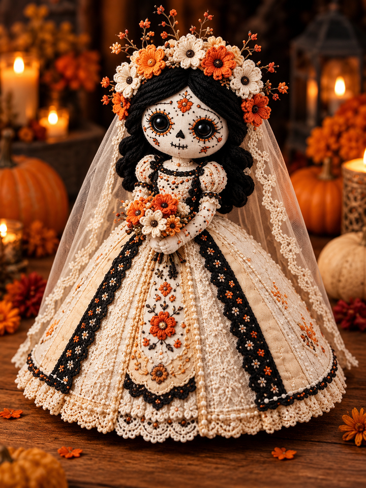 Halloween Skeleton Bride Craft Kit