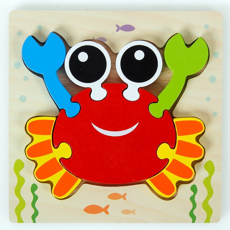 Wooden Montessori Puzzle – ColourJoy (Buy 1 Get 1 Free)