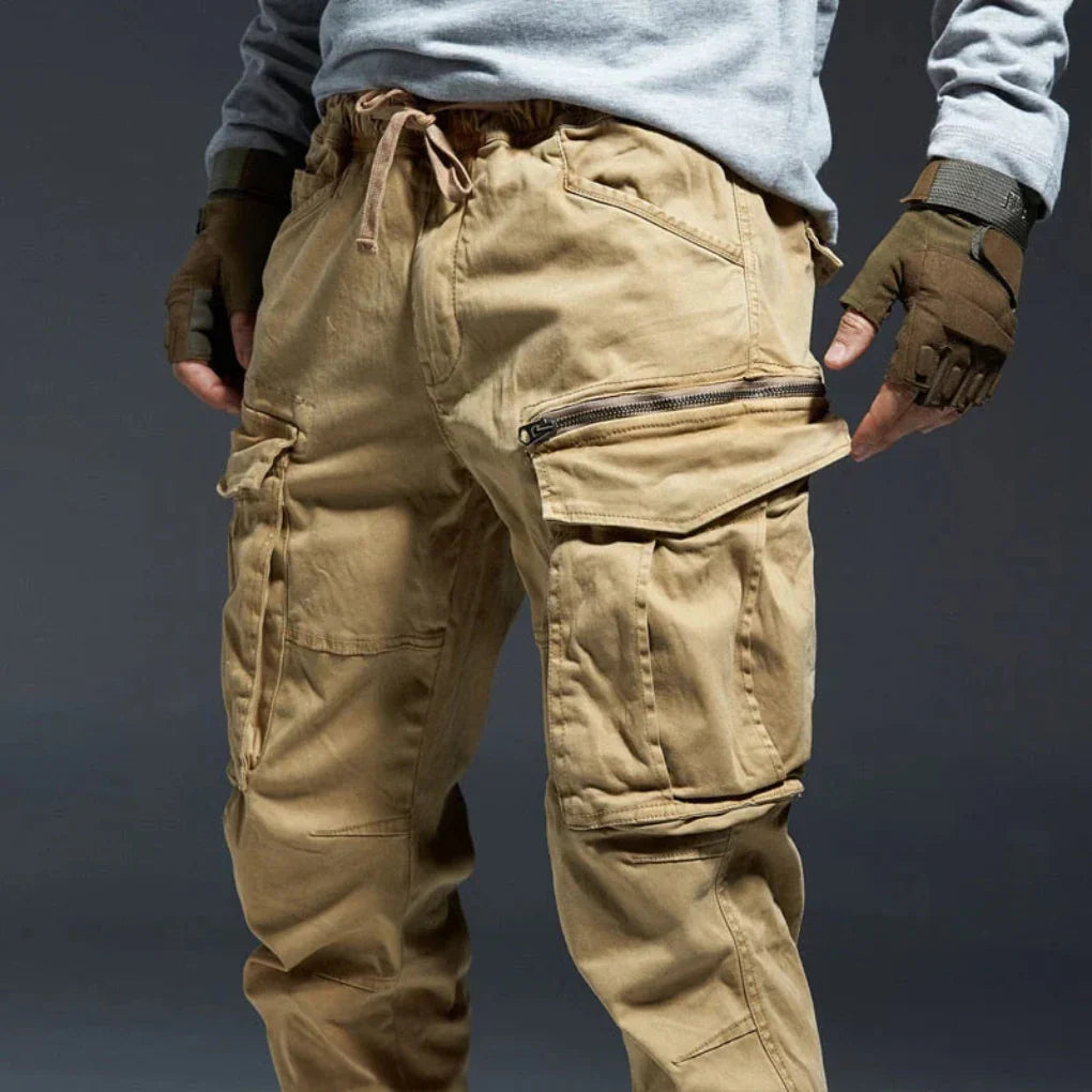 Men’s Multiple Pockets Cargo Pants, view 5 - Elena Harper