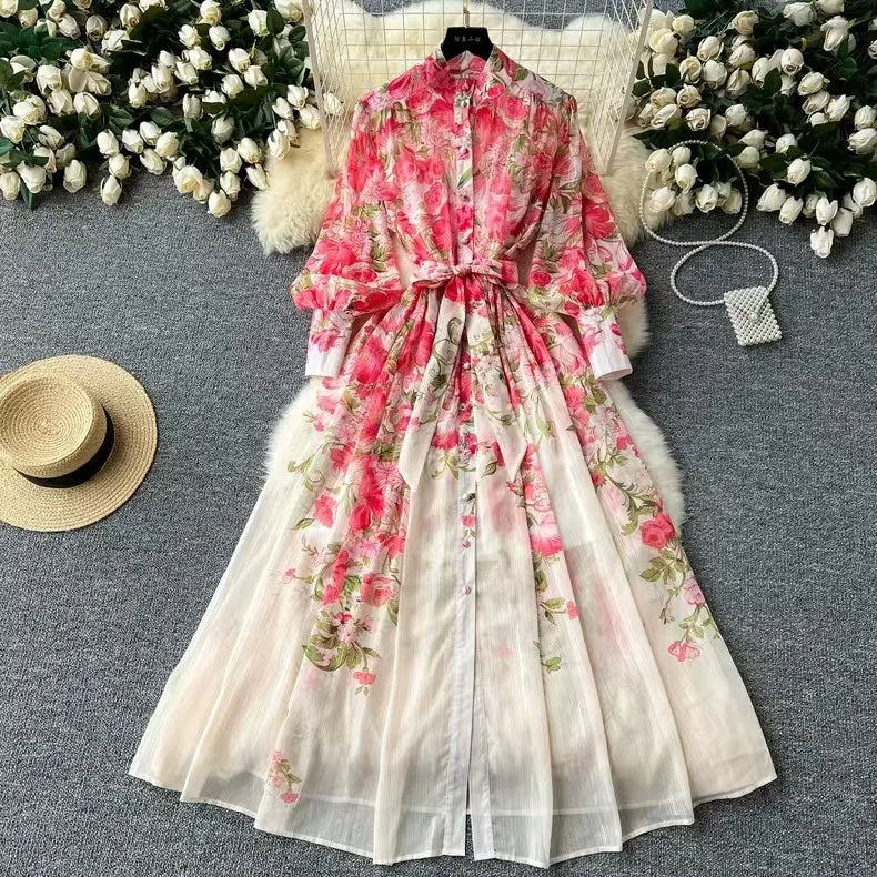 Lucy Boho Floral Summer Dress - Elena Harper