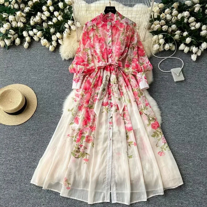 Lucy Boho Floral Summer Dress - Elena Harper
