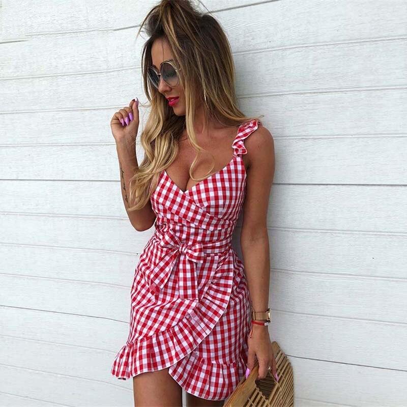 Rica - Small Checked Dress