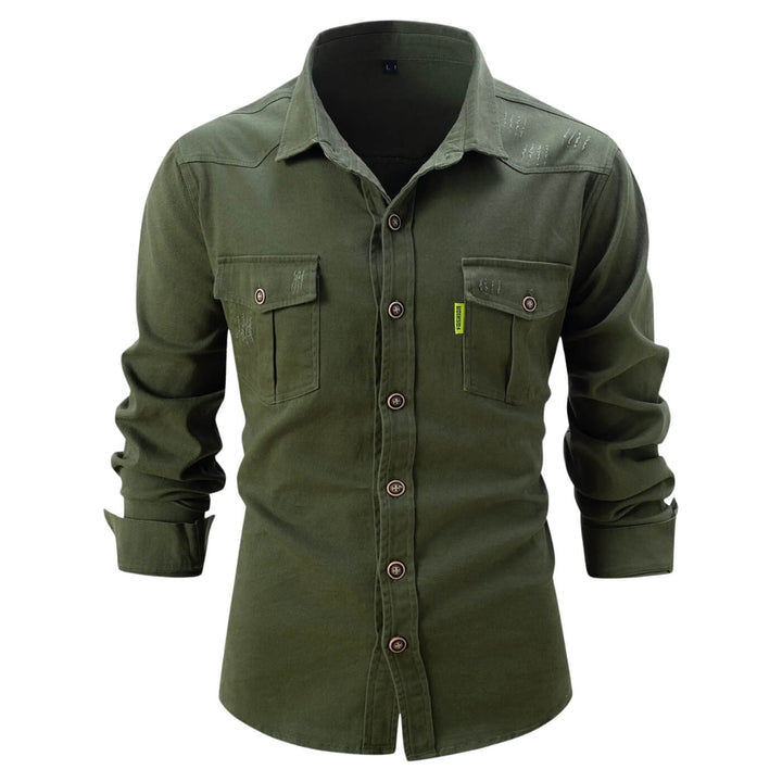 Rodolfo Soft Utility Shirt, view 4 - Elena Harper