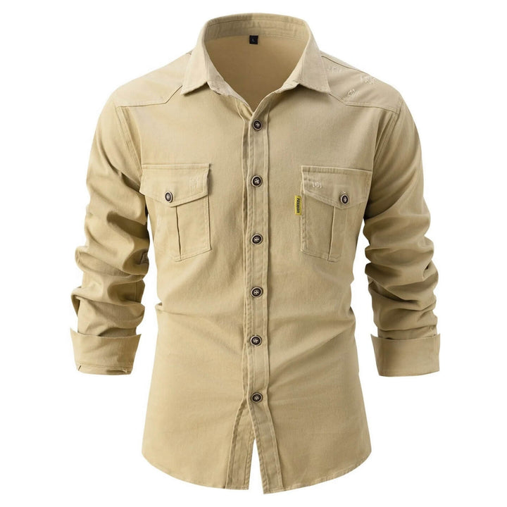 Rodolfo Soft Utility Shirt, view 2 - Elena Harper