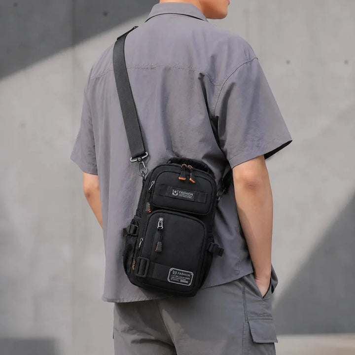 Cargolo Adjustable Chest Sling Bag Multi-Pockets - Elena Harper