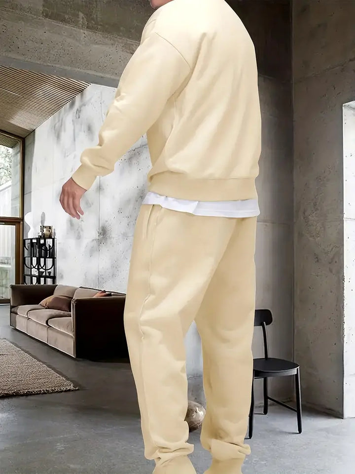 Men's Slim Fit Jogging Pants Long Sleeve Classic with Breathable Fabric