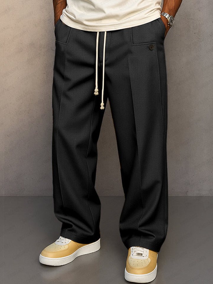 Men's Relaxed-Fit Trousers for Maximum Freedom of Movement