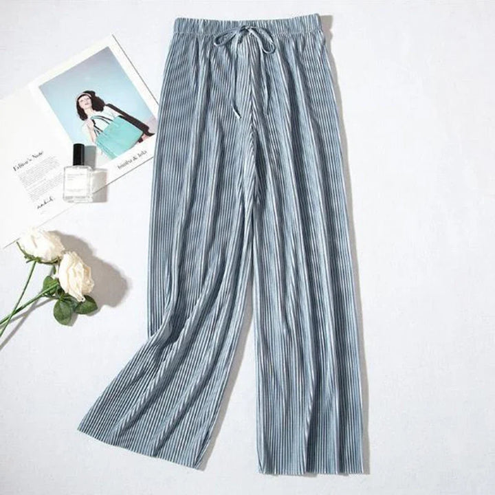 Edvige Lightweight Silk Pants, view 7 - Elena Harper