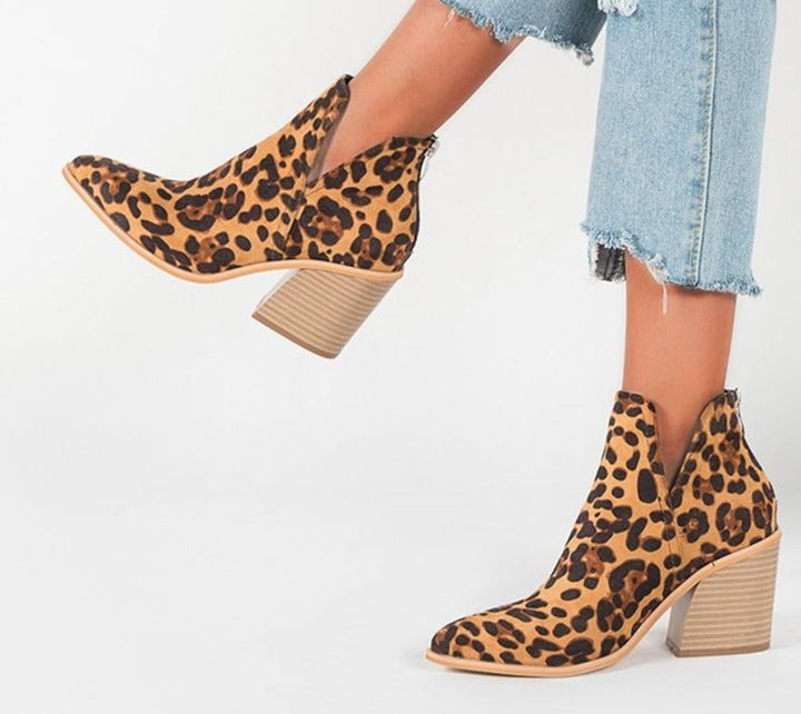 Merel - Trendy Cowboy Boots with High Heel