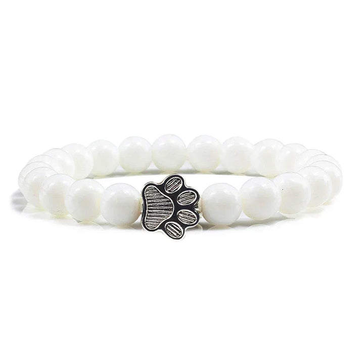 Bracelet with beaded paws