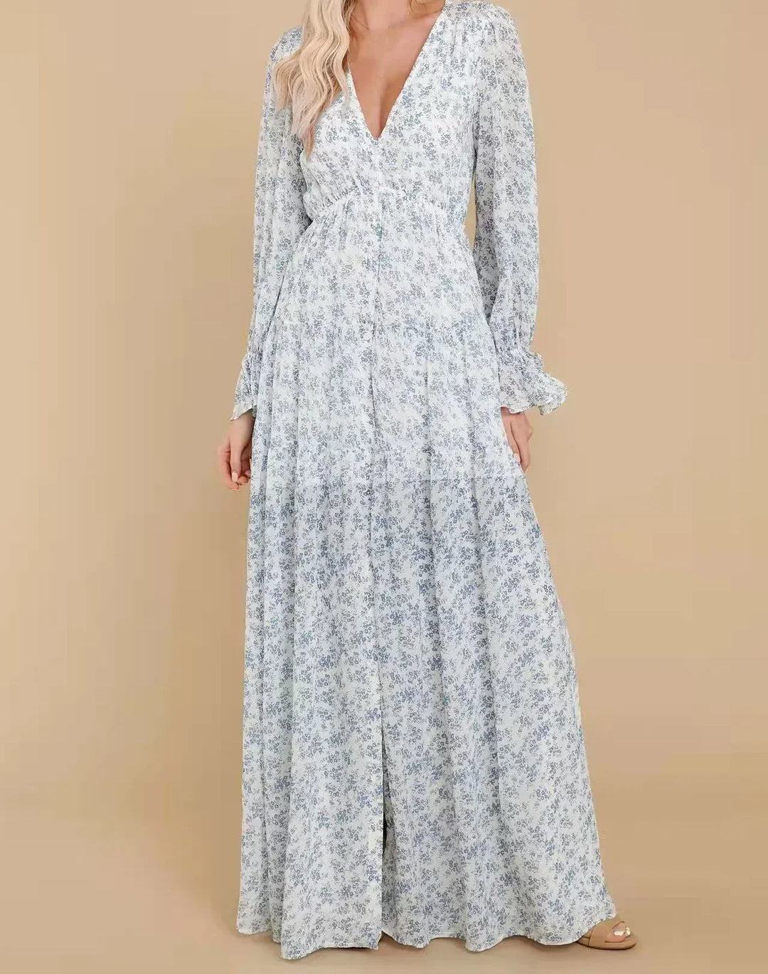 Nancy | Maxi Chiffon Casual Dress