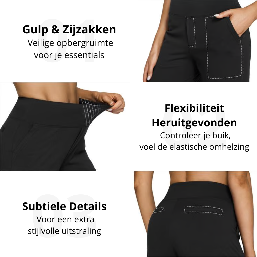 Women's Trousers | High Waist & Shaping Effect