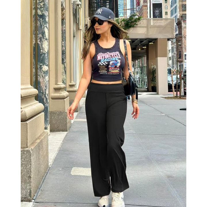 Women's Trousers | High Waist & Shaping Effect