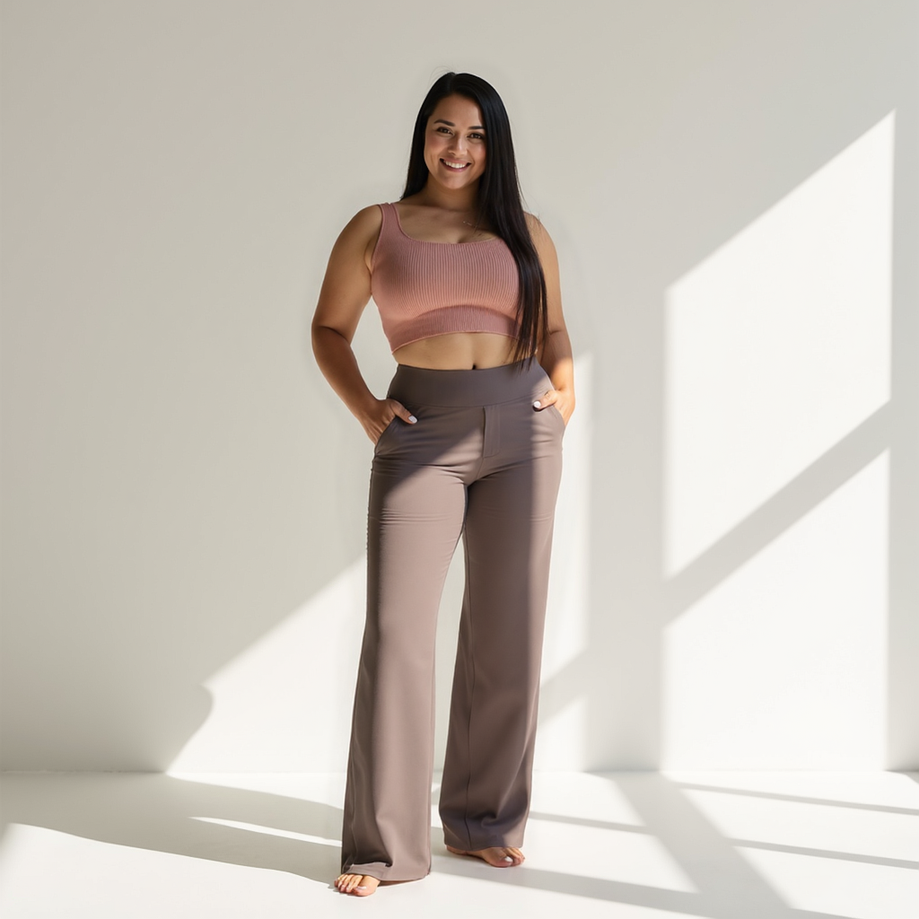 Women's Trousers | High Waist & Shaping Effect