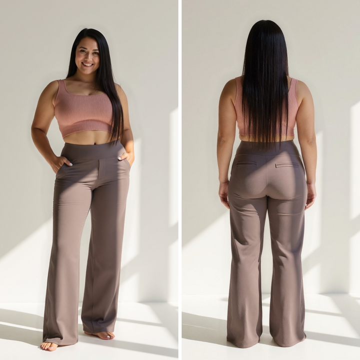 Women's Trousers | High Waist & Shaping Effect