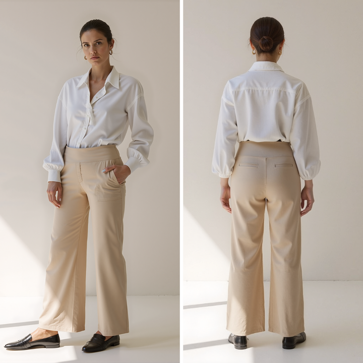 Women's Trousers | High Waist & Shaping Effect