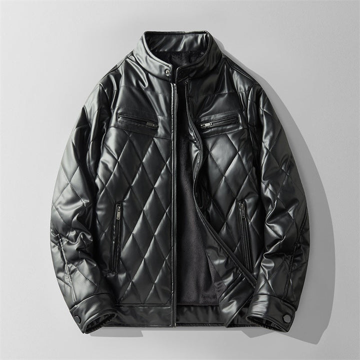 Hudson Quilted Leather Jacket