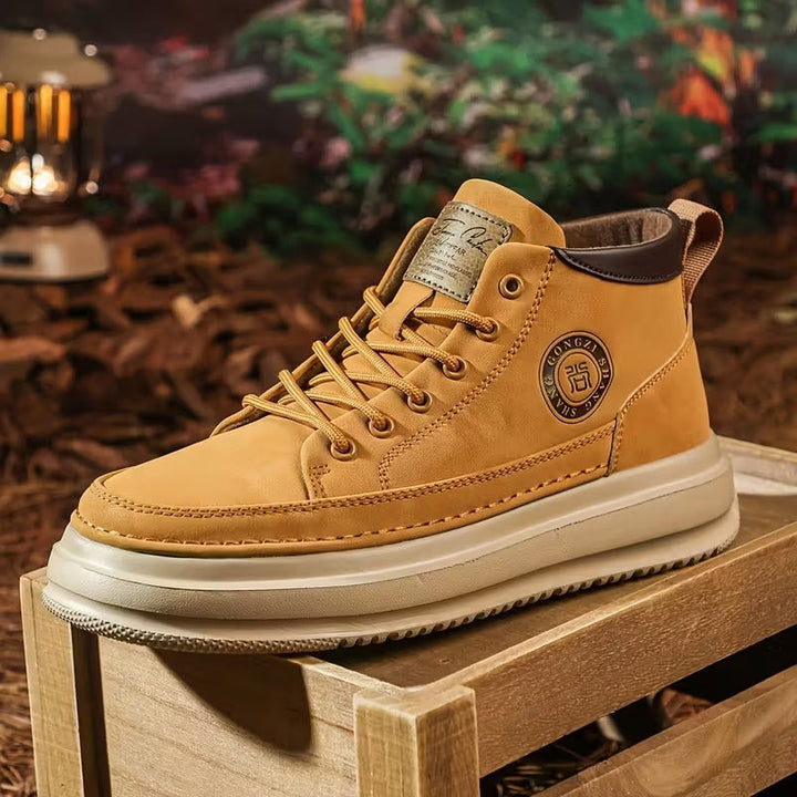 Caro Durable Leather Boots, view 2 - Elena Harper