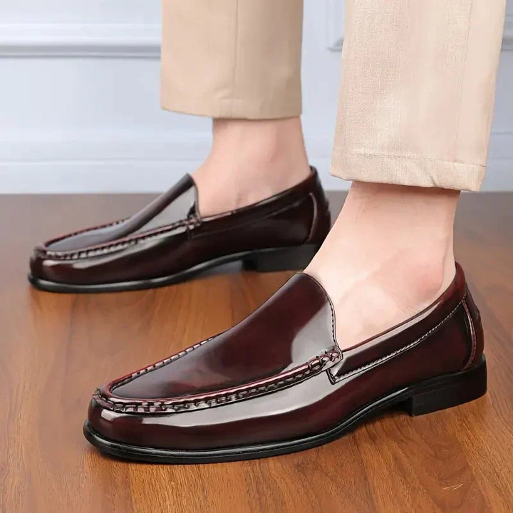 Chan Premium Leather Loafer, view 2 - Elena Harper