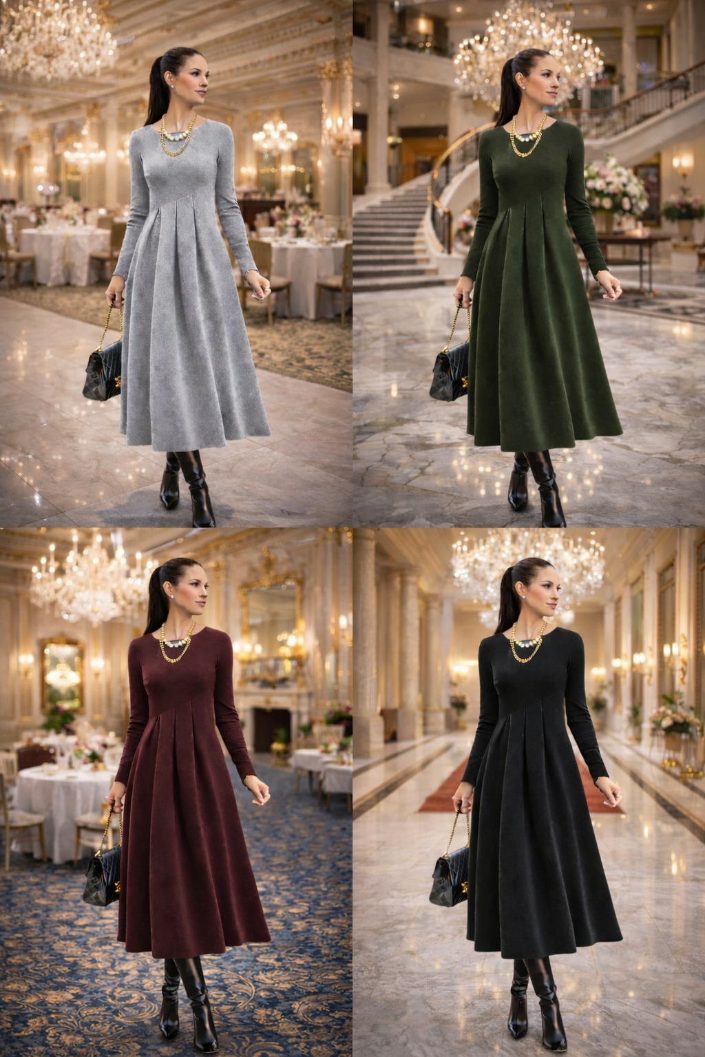 Leonetta Fluid and Light Dress, view 8 - Elena Harper